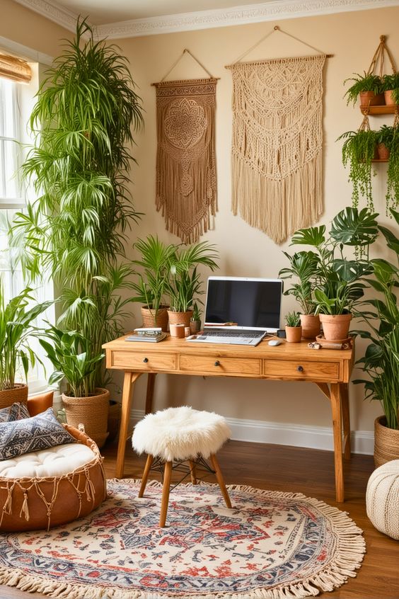 Boho Home Office 5