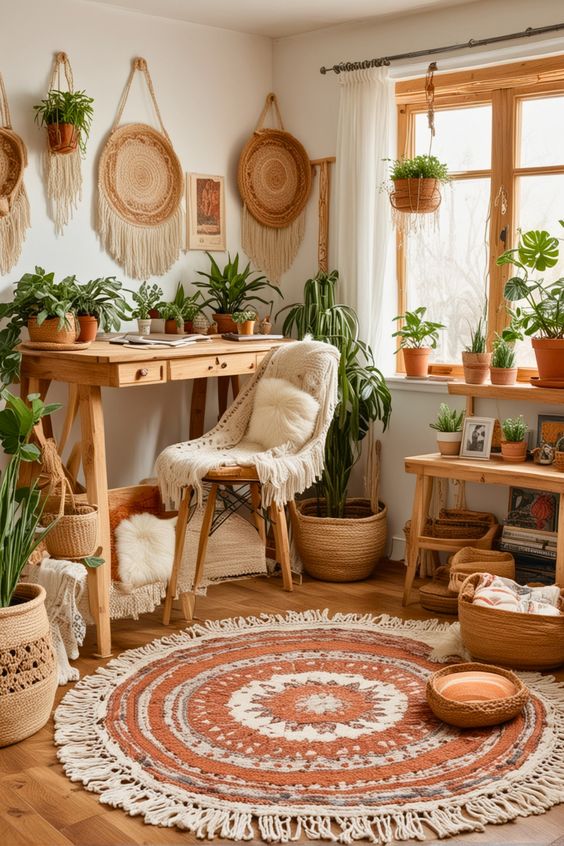 Boho Home Office 7