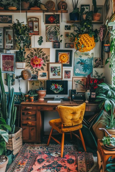 Boho Home Office 8